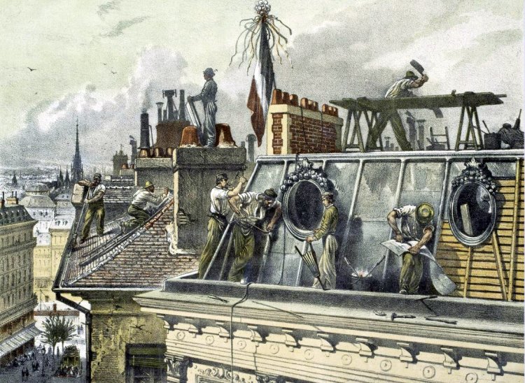 Les covreur zingueurs 1883